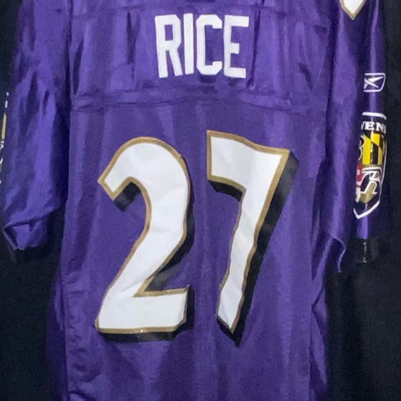 Reebok Purple and Black NFL Jersey - Picture 7 of 7
